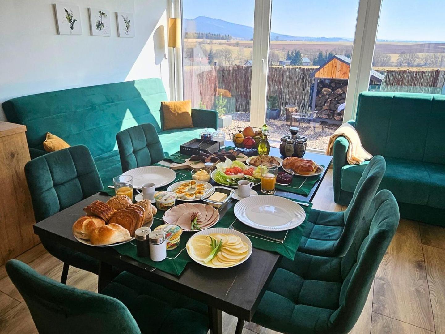 Rajska Polana Domki Premium ,Na Odludziu Z Prywatna Balia Z Jacuzzi I Sauna ,Cisza,Rowery Elektryczne,Gory,Astroprzygoda,- Adrspach, Skalne Miasto, Zamek Ksiaz,Andrzejowka,Karpacz, Sniezka,Janskie Laznie,Pec Mieroszow Exteriér fotografie